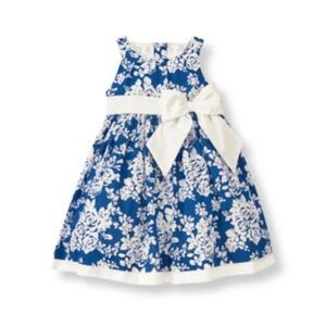 Edwardian Rose Janie and Jack Sz 6/12m Blue Dress